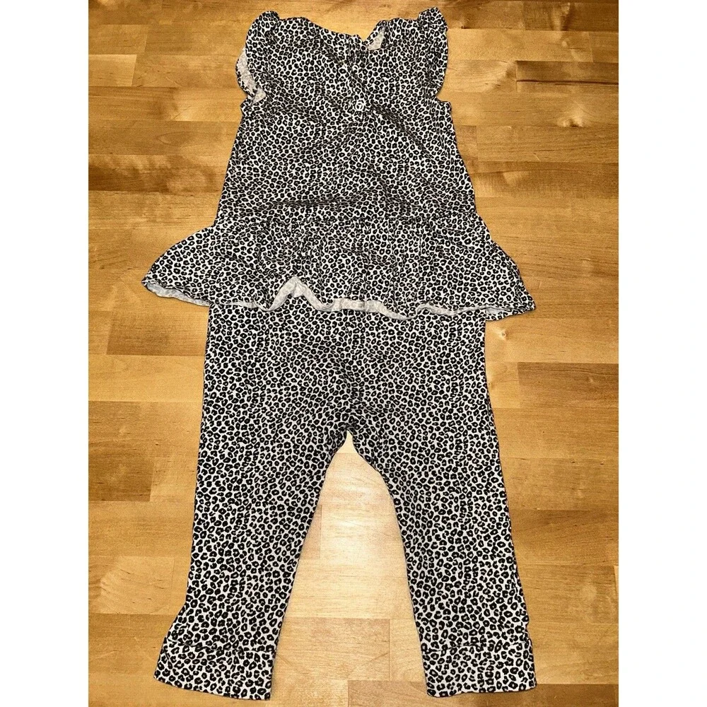 Baby Girls Carter’s Leopard Print Romper Size 24 Months